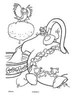 coloriage les amis de cendrillon